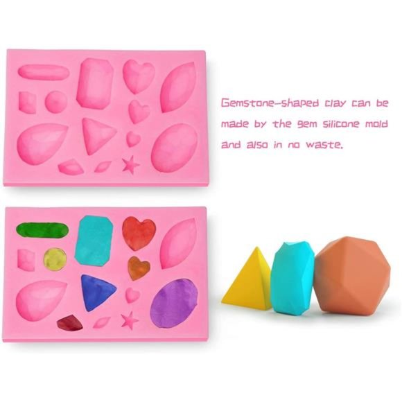 50 Colors Polymer Clay with 29 Clay Tools and Accessories, Non-Stick for Kids - Picture 5 of 7